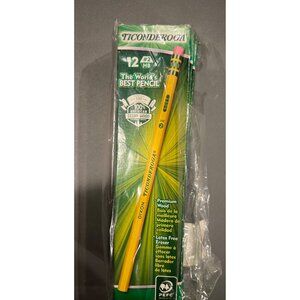 Dixon Ticonderoga No 2‎ Pencils 12 CT #2 HB Soft, Lot of 3 Sealed Boxes, School